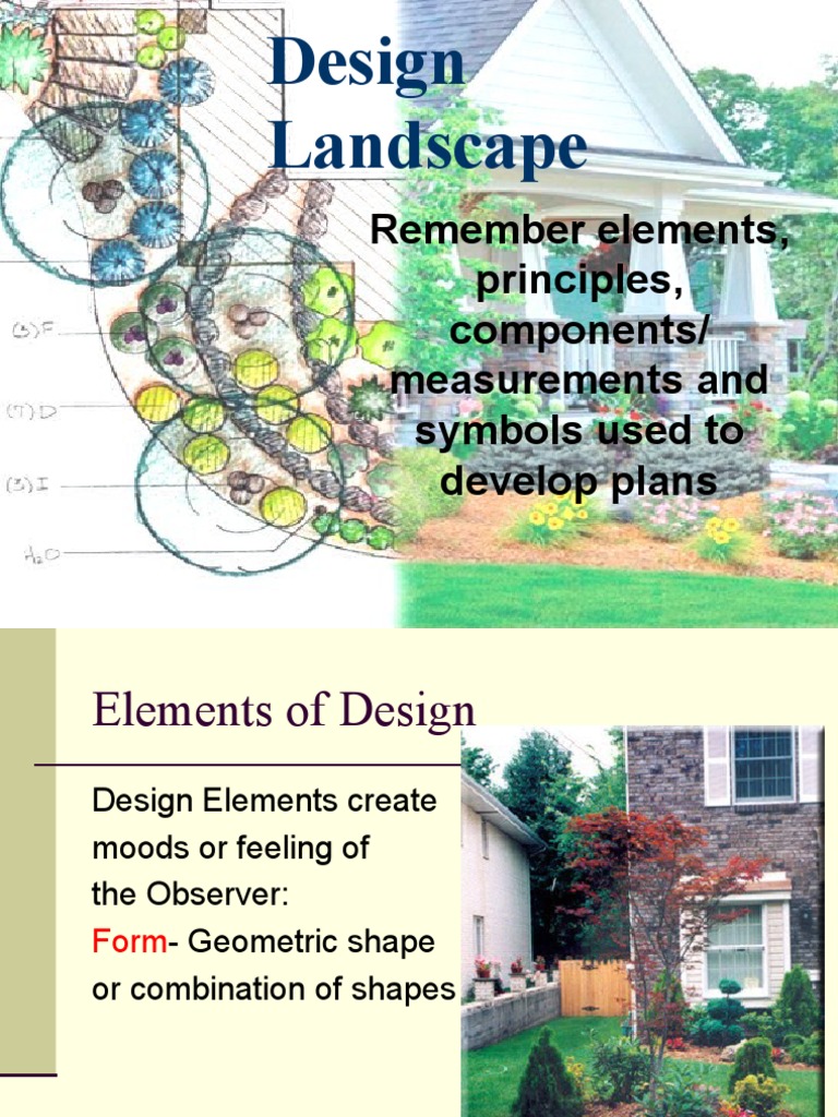 Landscape Design Symbols and Measurements | PDF | Irrigation | Water