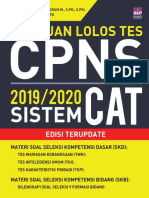 (Weebo) Buku - Panduan Lolos Tes CPNS 2019-2020 Sistem CAT