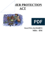 Consumer Protection ACT: Saanya Sanghvi Mba - HM