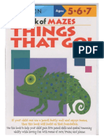 Ages 5-6-7 My Book of Mazes - Things That Go