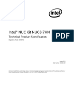 Intel NUC8i7HNK_TechProdSpec