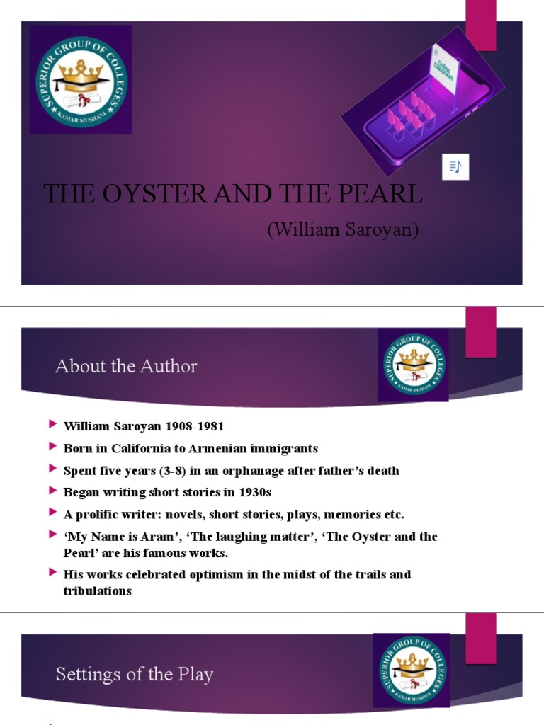 The Oyster and The Pearl PDF