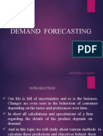 Demand  forecasting