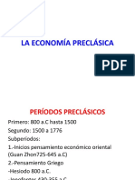 La Economía Preclásica II