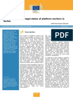 Debates About The Legal Status of Platform Workers in Serbia