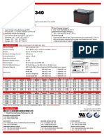 GP Series: Valve Regulated Lead Acid Battery