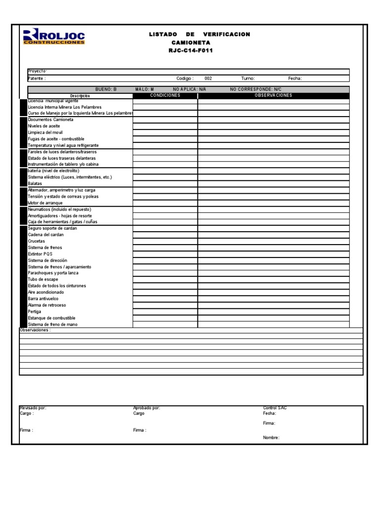 Check List