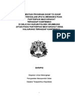 IMPLEMENTASI PROGRAM DOOR TO DOOR SYSTEM DALAM UPAYA MENINGKATKAN PARTISIPASI MASYARAKAT  TERHADAP KAMTIBMAS  DI WILAYAH HUKUM POLSEK SRUMBUNG  (STUDI PADA PARTISIPASI MASYARAKAT DESA KALIURANG TERHADAP KAMTIBMAS)