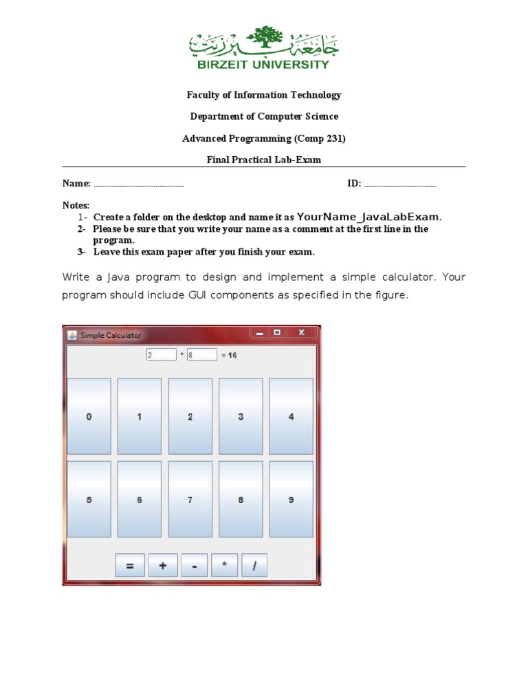 Java FinalLAb2 | PDF