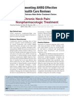 Chronic Neck Pain - Nonpharmacologic Treatment. AFP. 2019. Vol 100