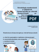 Metodologia Monitorizării Și Optimizării Farmacografiei Pe Criteriul Farmacocientic