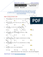 (ĐỖ VĂN ĐỨC) KỸ NĂNG PHẢN TỰ LUẬN GIẢI TOÁN TÍCH PHÂN