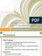 Pembelajaran Saintifik Dan Penilaian Autentik