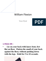 William Flexion Ecercise Methodes