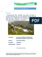 Informe Topografico - Chavin de Pariarca