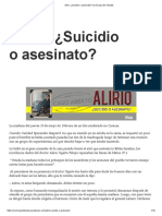 Alirio - Suicidio o Asesinato
