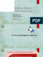 Fungsi Dan Peran Kewirausahaan (Kel. 3 Epidemiologi)