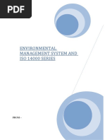 Environmental Management System and Iso 14000 Series