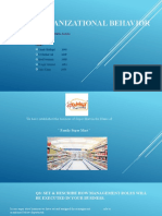 Organizatinal Behaviour (Assignment 1)