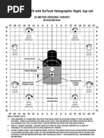 M4 and M16 Bullet Trajectory Charts | PDF | Rifle | Hazards