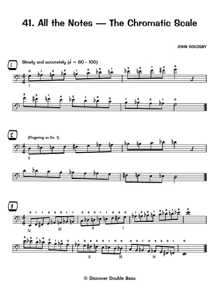 All The Notes The Chromatic Scale | PDF