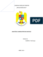 Academia Forțelor Terestre Nicolae Bălcescu": Abilitățile Liderilor În Era Digitală