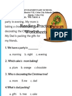 Reading Practice Worbook