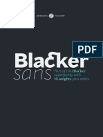 Blacker: Part of The Blacker Superfamily With Plus Italics