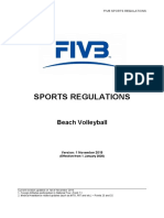 FIVB Beach Volleyball Sports Regulations Summary
