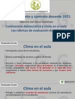 CONOCIMIENTOS PEDAGÓGICOS 2 Clima Aula Convivencia Rubricas