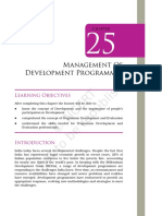 Management of Development Programmes: Learning Objectives
