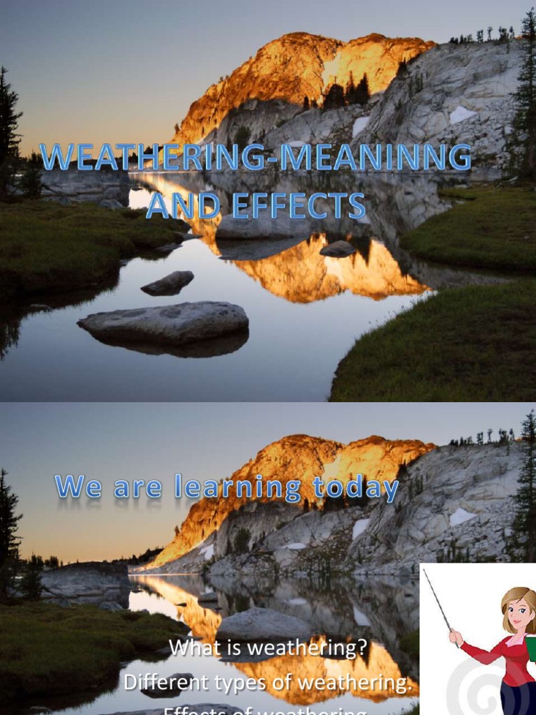 Weathering Meaning and Effects PDF Weathering Earth Sciences