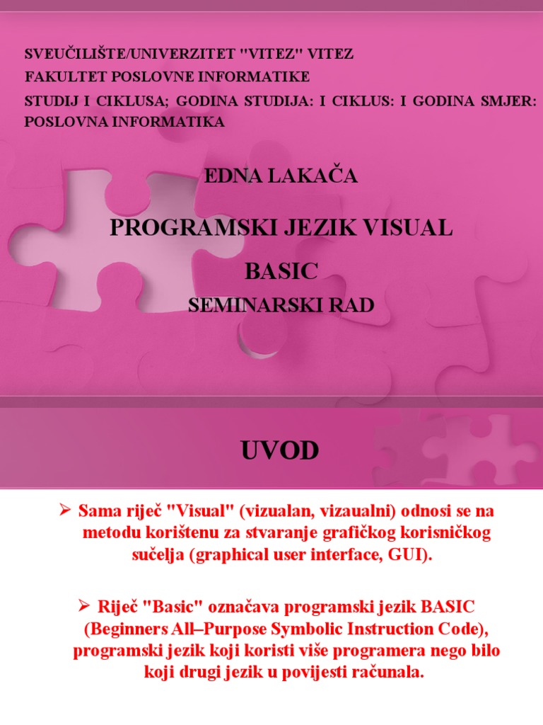 Visual Basic | PDF