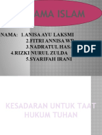 Kesadaran Untuk Taat Hukum Tuhan