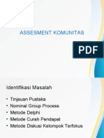 11) Assesment Komunitas