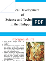Historical Development of Science and Tech in the Philippines