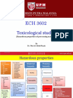 Lecture 4 Toxicological studies