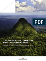Reporte de Actualización de Las NDC Del Perú
