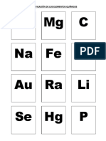 Identificación de Los Elementos Químicos