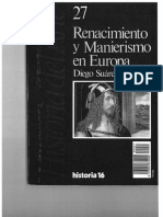 Renacimiento y Manierismo en Europa H16 Subrayado