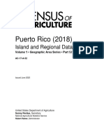 Puerto Rico Agricultural Data 2018