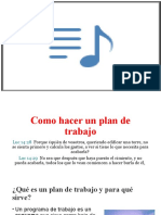 Como Hacer Un Plan de Trabajo