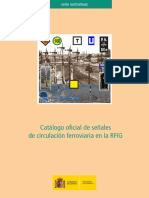 Catálogo Oficial de Señales de Circulación Ferroviaria RFIG
