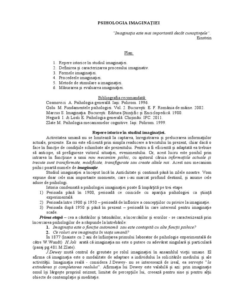 Suport Imaginația | PDF