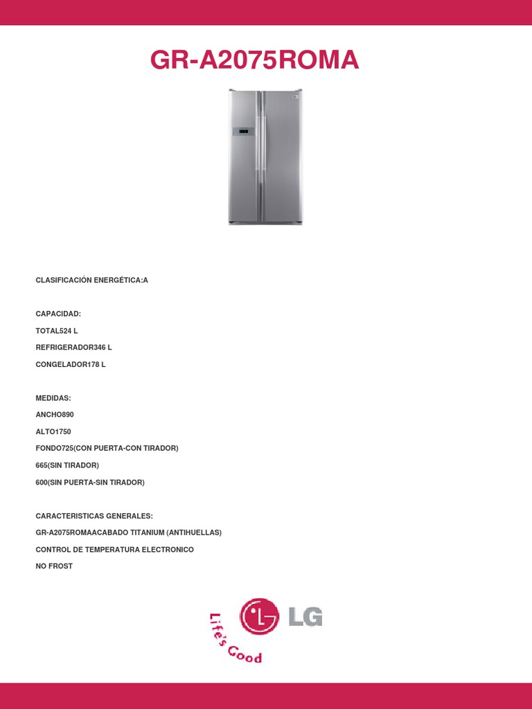 LG Side by Side PDF Cine Ingenieria Eléctrica