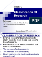 Classification of Research