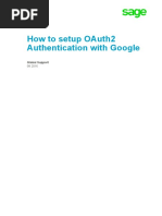 How To Setup Oauth2 Authentication With Google: Global Support