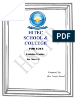 Hitec School & College: For Boys