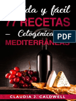 77 Recetas Cetogénicas Mediterráneas