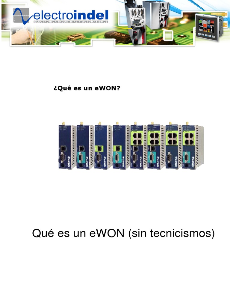 Que Es Un eWON | PDF | Red privada virtual | Scada